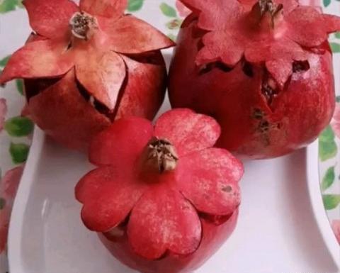 عکس ایده انار برای شب یلدا