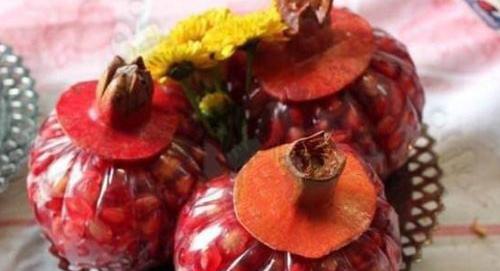 عکس ایده انار برای شب یلدا
