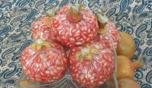عکس ایده انار برای شب یلدا