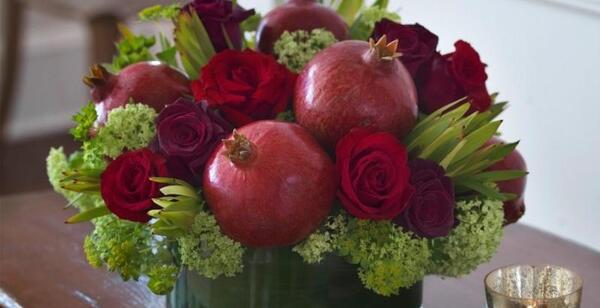 عکس ایده انار برای شب یلدا