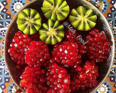 عکس ایده انار برای شب یلدا