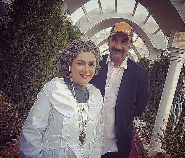 عکس بیتا خردمند و همسرش