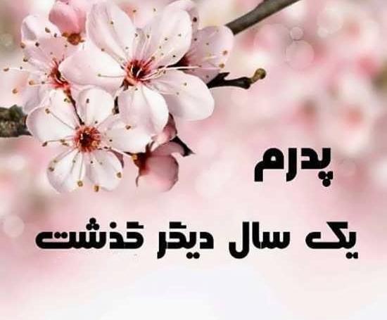 عکس چهارمین سالگرد فوت پدر