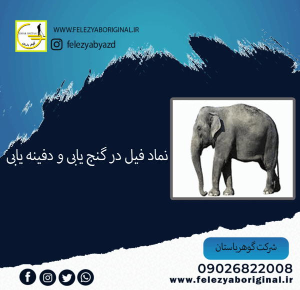 عکس فیل در دفینه یابی