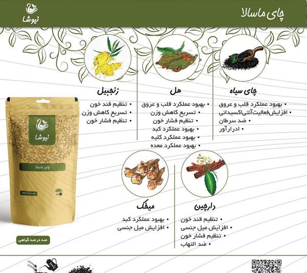 عکس چای ماسالا نیوشا