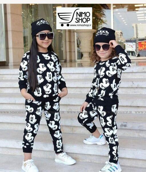 عکس ست بلوز شلوار دخترانه اسپرت