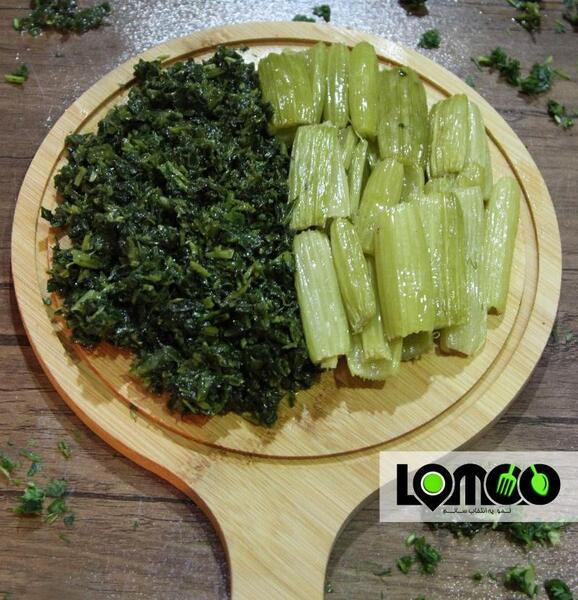 عکس کرفس سرخ شده