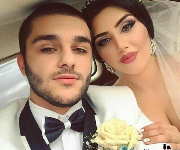 عکس عروس و داماد کنار هم