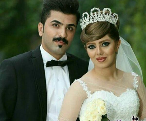عکس عروس و داماد کنار هم