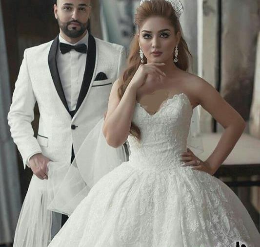 عکس عروس و داماد کنار هم