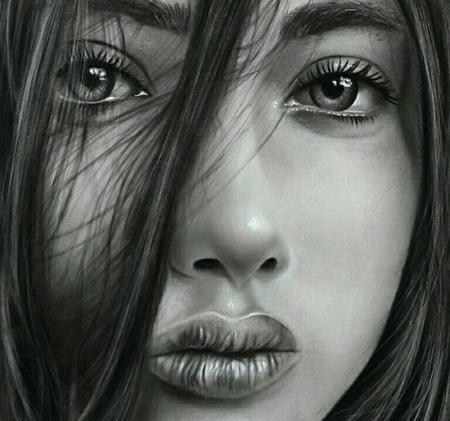 عکس طراحی پرتره های زنانه