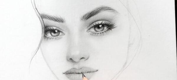 عکس طراحی پرتره های زنانه