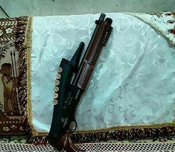 عکس لاتی تفنگ