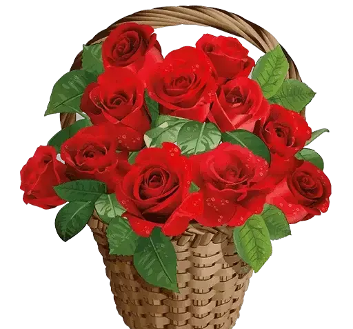 عکس استیکر واتساپ گل
