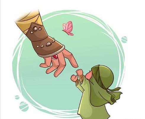عکس کارتونی رقیه