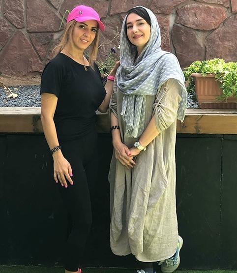 عکس هانیه توسلی در استخر