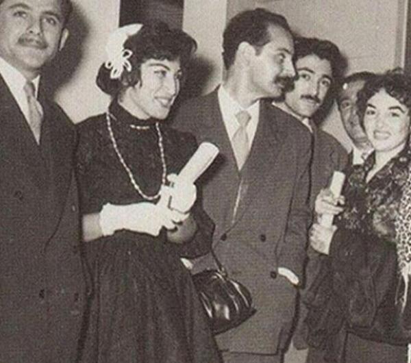 عکس ابراهیم گلستان و فروغ