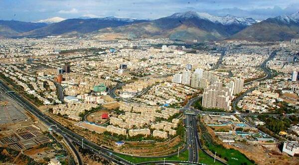 عکس هوایی تهران قدیم