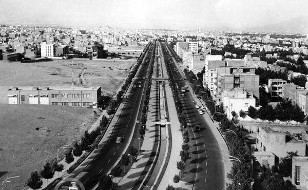 عکس هوایی تهران قدیم