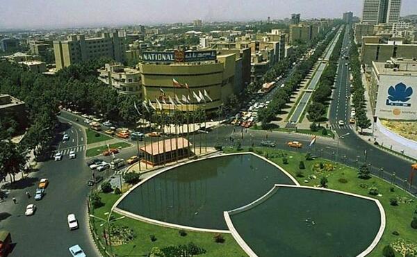 عکس هوایی تهران قدیم