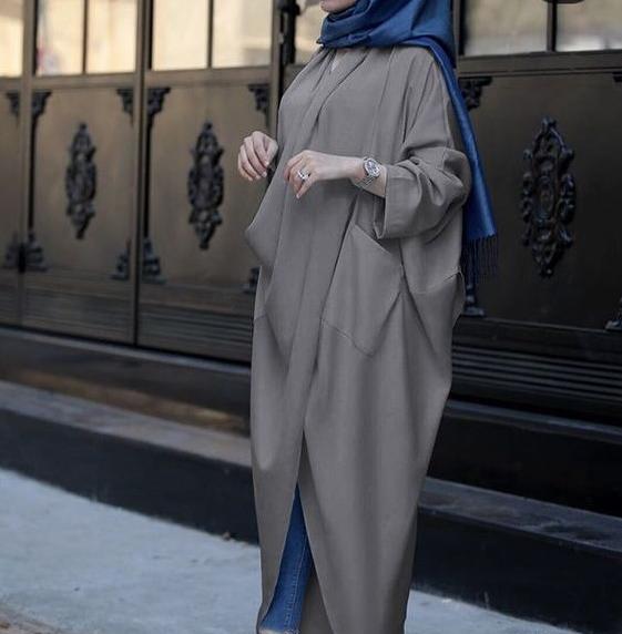 عکس مدل مانتو عبایی اسپرت جدید