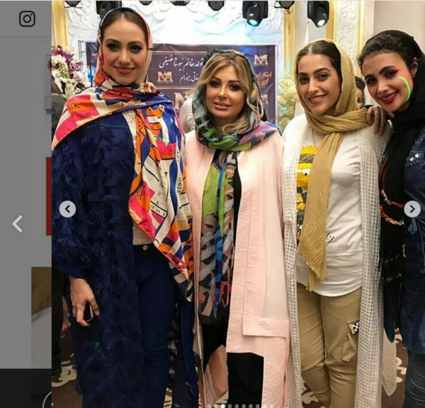 عکس تولد نیوشا ضیغمی