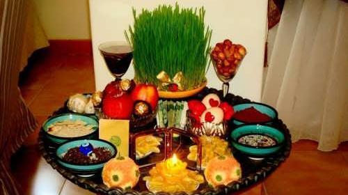 عکس ایده هفت سین در سینی