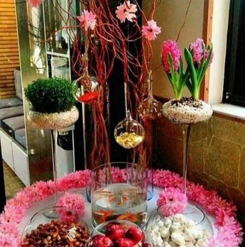عکس ایده هفت سین در سینی