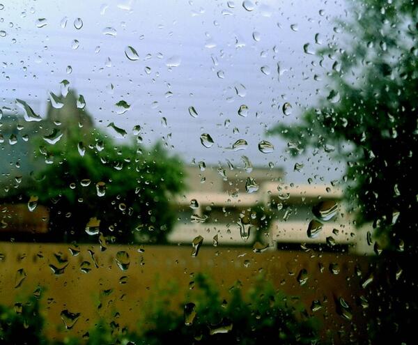 عکس باران برای پس زمینه