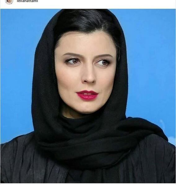 عکس نوشته لیلا حاتمی