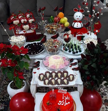 عکس سفره ی یلدا
