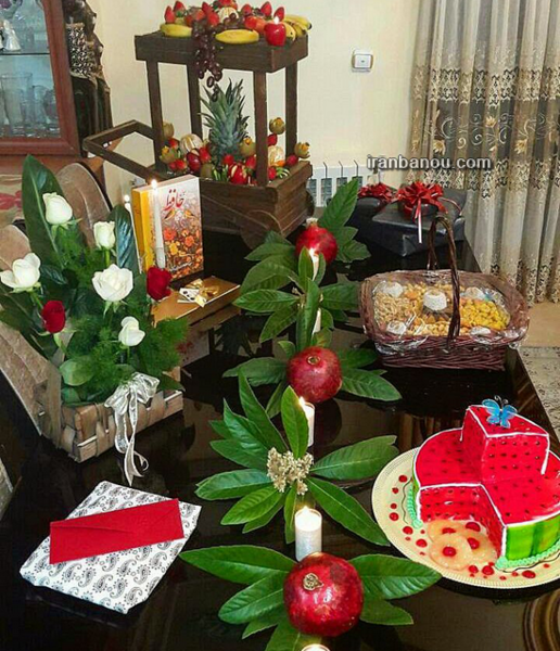 عکس ایده شب یلدا عروس نی نی سایت