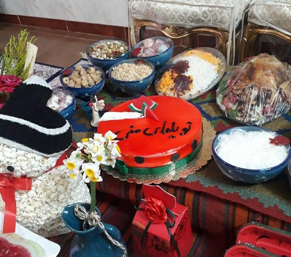 عکس ایده شب یلدا عروس نی نی سایت