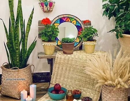 عکس ایده برای سفره هفت سین ساده