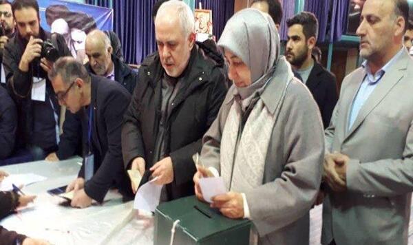 عکس ظریف و همسرش