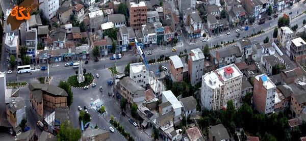 عکس هوایی نکا