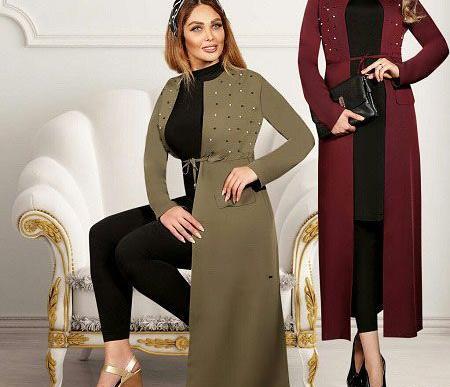 عکس زیباترین مدل مانتو جدید بلند