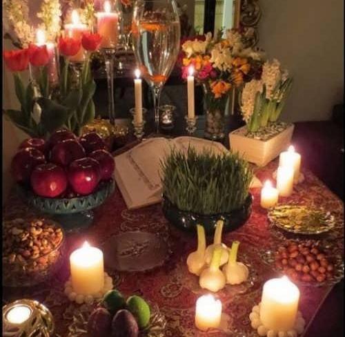 عکس ایده شمع برای هفت سین
