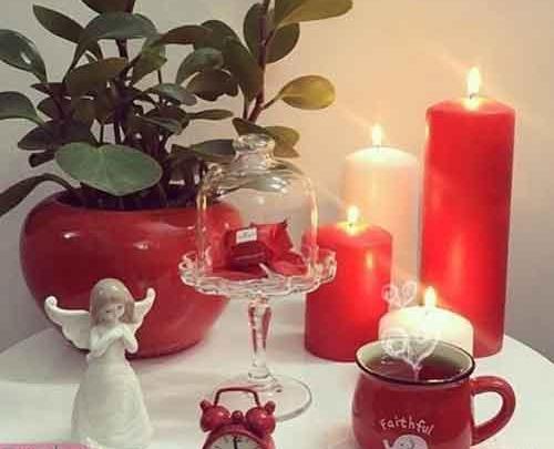 عکس ایده شمع برای هفت سین