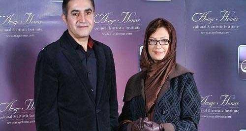 عکس خانوادگی لعیا زنگنه وهمسرش