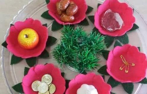 عکس سفره هفت سین با نمد