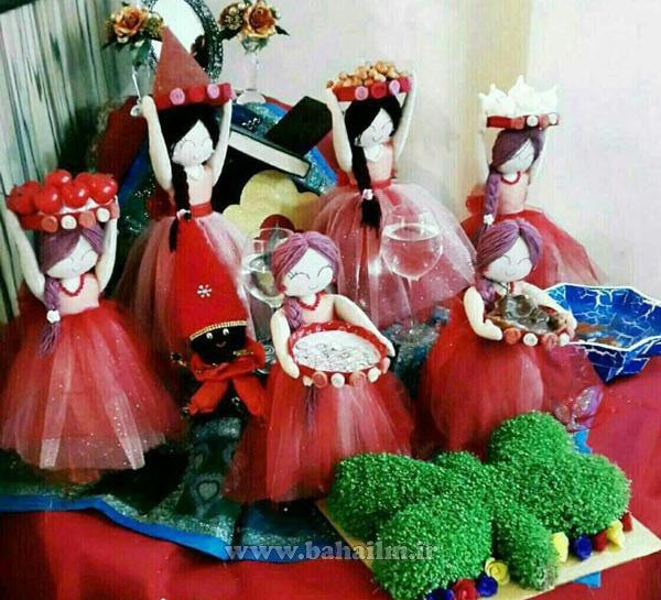 عکس سفره هفت سین با نمد