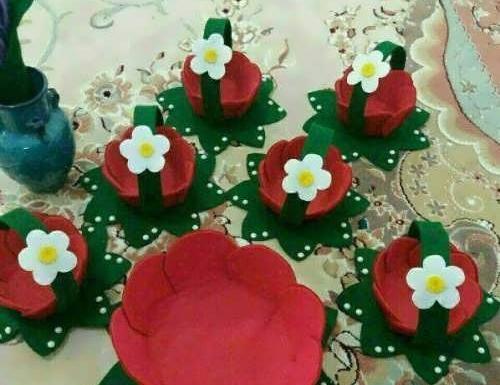 عکس سفره هفت سین با نمد