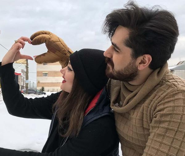 عکس عاشقانه دو نفره هنری