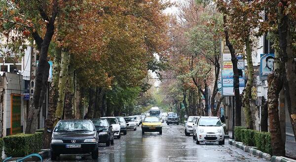 عکس باران اراک