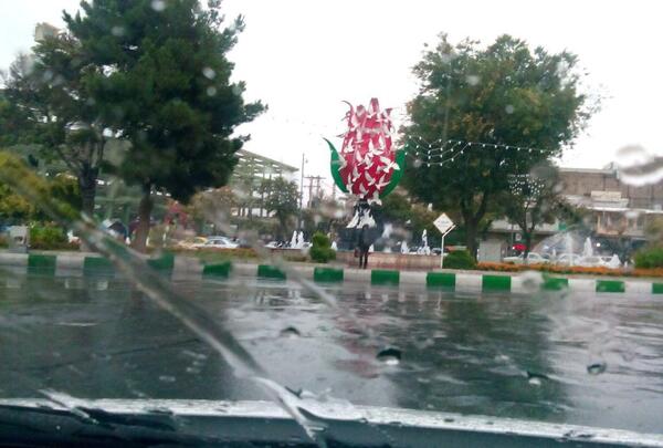 عکس باران اراک