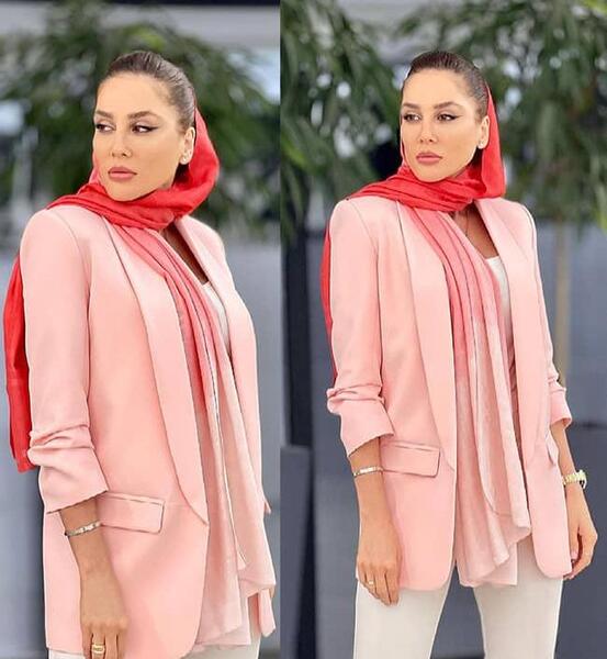 عکس مدل مانتو دخترانه رنگ قرمز