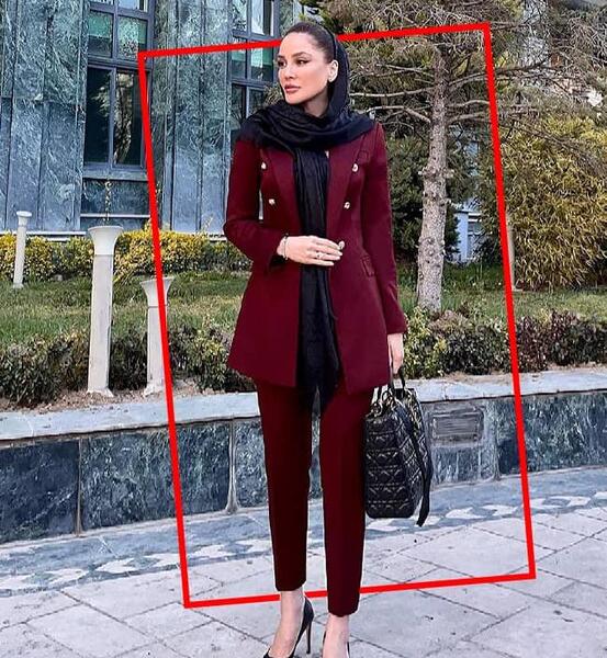 عکس مدل مانتو دخترانه رنگ قرمز