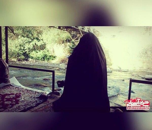عکس غمگین دختر با حجاب