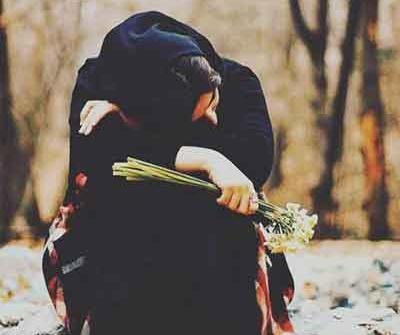 عکس غمگین دختر با حجاب